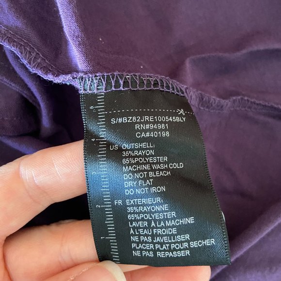 NWOT Twelve by Twelve Purple Midi Dress with pockets size S - Picture 12 of 12